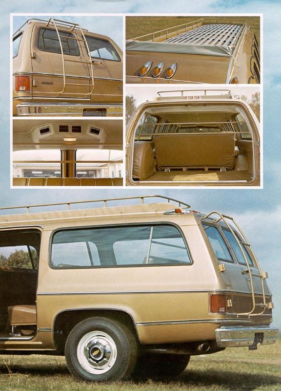 1973 Chevrolet Suburban Limousine Brochure Page 2